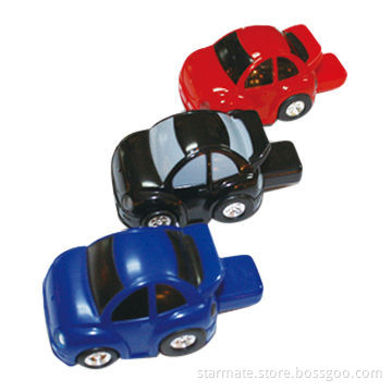 Car-shaped Promotional USB Flash Drives with Plug-and-play Function, OEM Services Provided